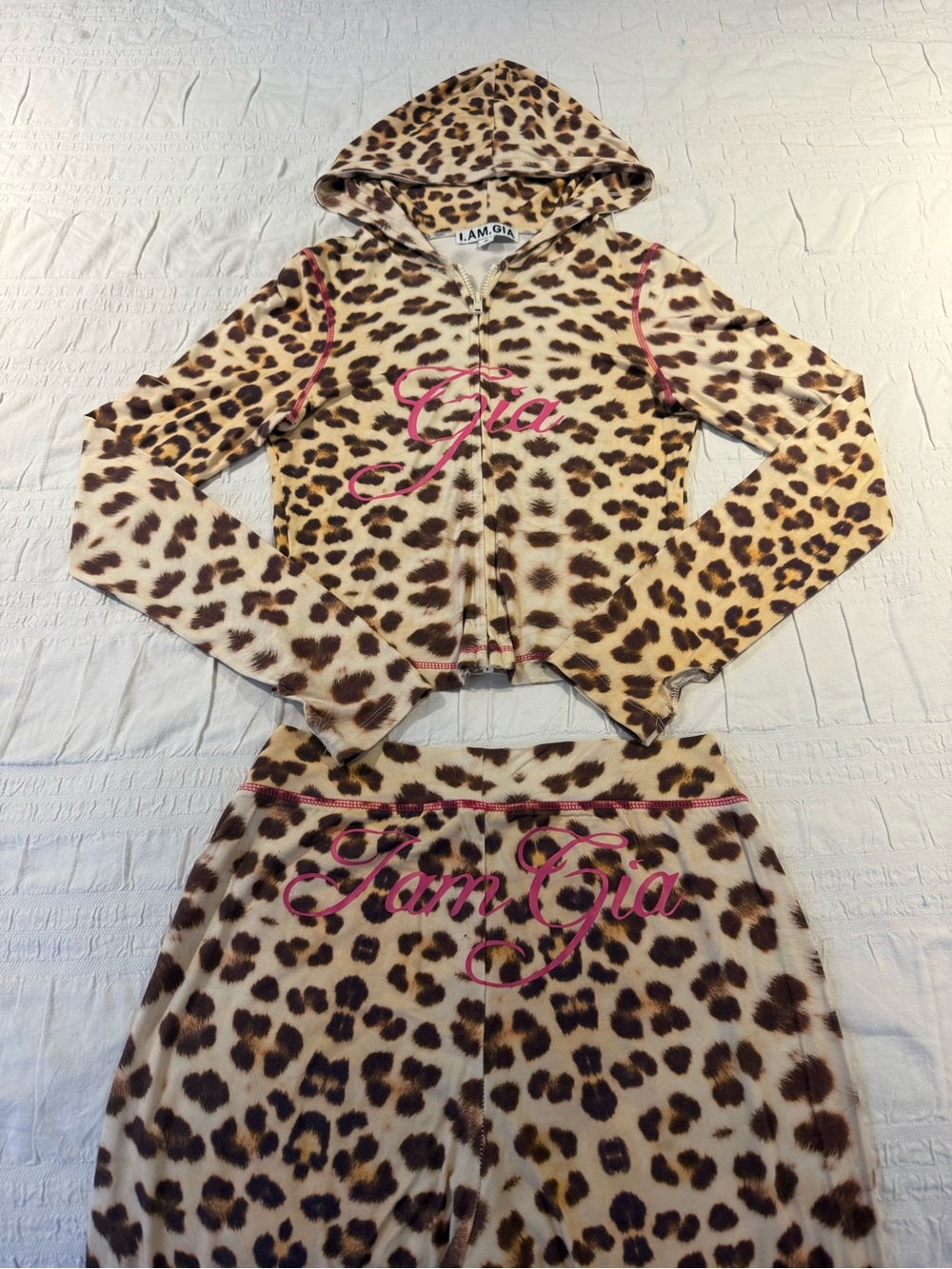 I.AM.GIA Blare Leopard Matching Set (Top + Pants) – Size S